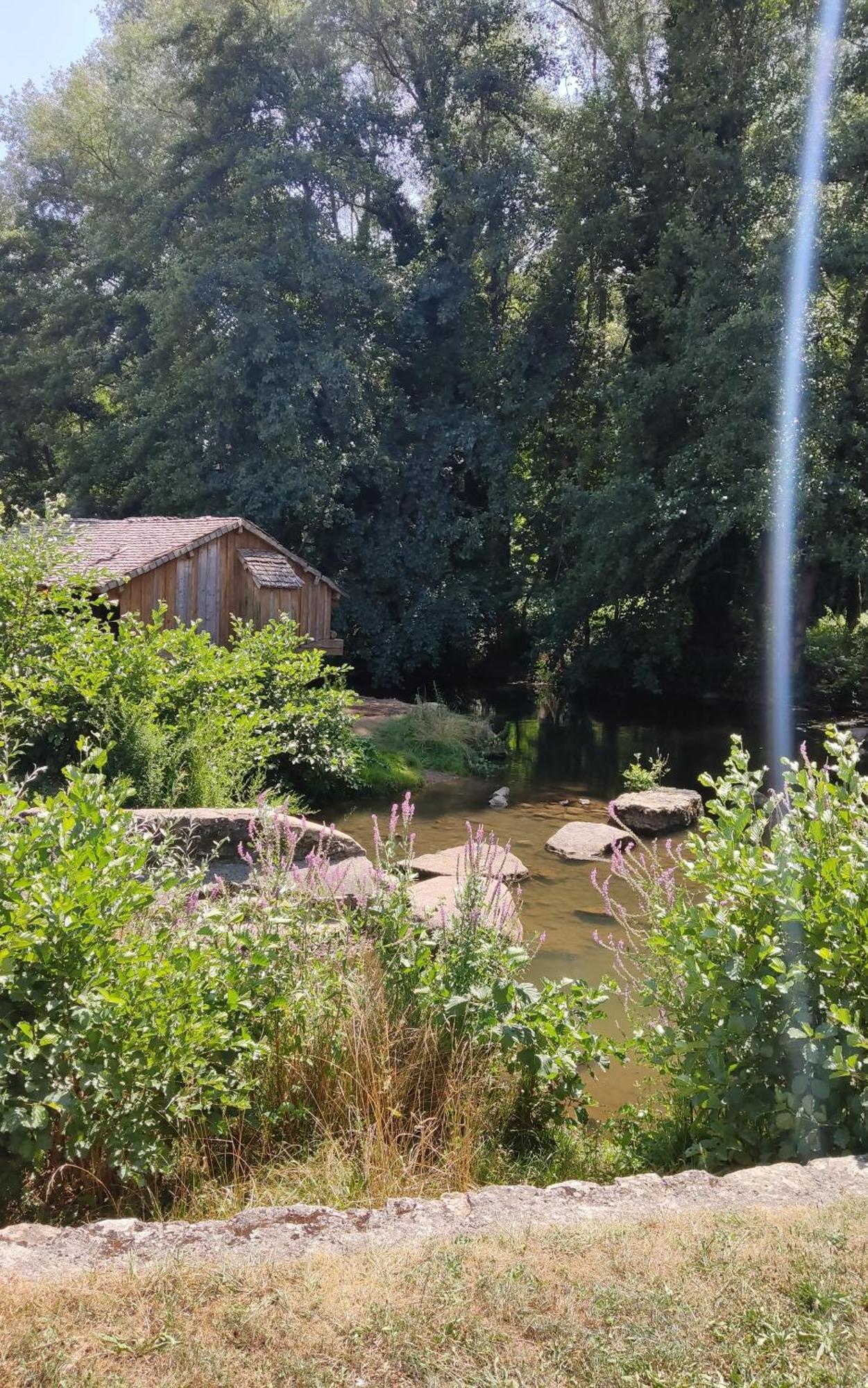 La Maisonette Du Bateau Lavoir Semur-en-Auxois Bagian luar foto